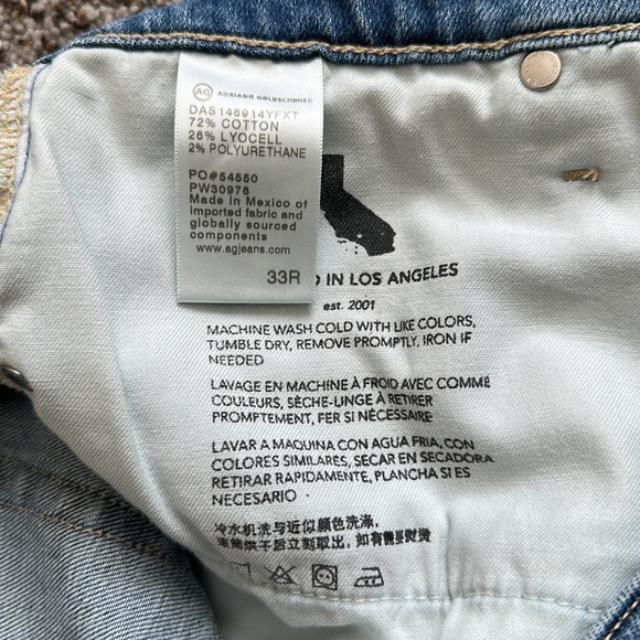 NWT AG Adriano Goldschmied Hailey Boyfriend Shorts 33 in 14 Years Foxtail - Picture 8 of 11